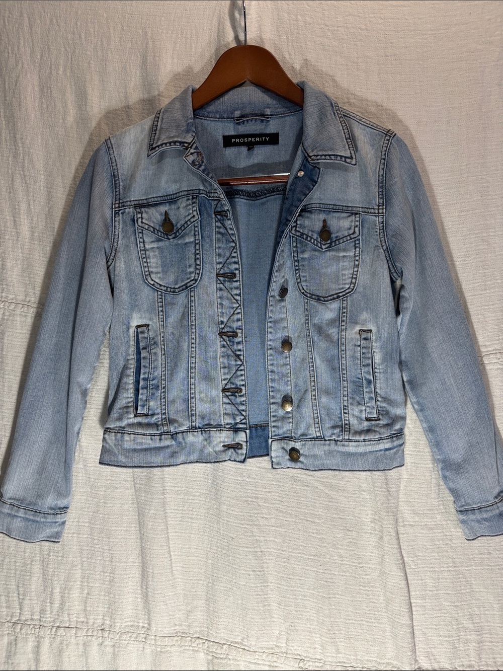Prosperity Women's Light Wash Denim Jacket